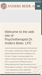 Mobile Screenshot of beiertherapy.com